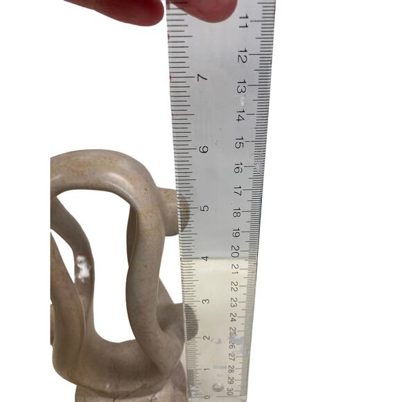 Soapstone Sculpture from Kenya Helping Hands 5.5"T x 3"W - Picture 7 of 8